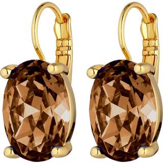 DYRBERG/KERN CHANTAL ØRERING 450182 (Gold, Brown, ONESIZE)