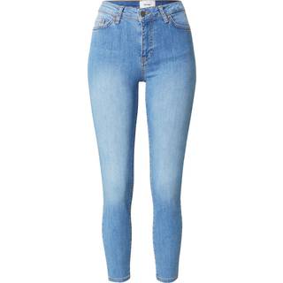 NÜMPH - NUSIDNEY CROPPED JEANS - MID BLUE - Medium Blue Denim - 36 - Blå - Jeans