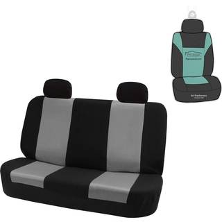 FH Group bils?debetr?k Universal Gr? pasform til bags?de - Combo lille bils?debetr?k Design Bilinteri?rtilbeh?r til SUV Sedan - Bils?debeskytter