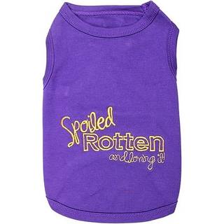 Parisian Pet Hunde T-Shirt - Broderet Forklet Rotten Hundetj 100 % bomuld rmels Pet Vest - Maskinvaskbar skjorte til store hunde XL