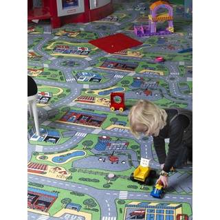 City Life NY - Gulvtæppe med veje