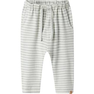 Lil Atelier Sky Gray Stribede Bukser