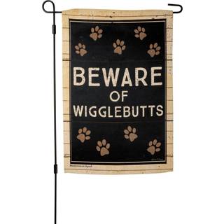 Primitiver af Kathy Pas p? Wigglebutts Garden Flag
