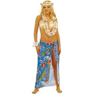 Hawaii pareo, lys blå