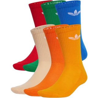 adidas adidas Originals Pink Trefoil Crew Socks 6 Pack