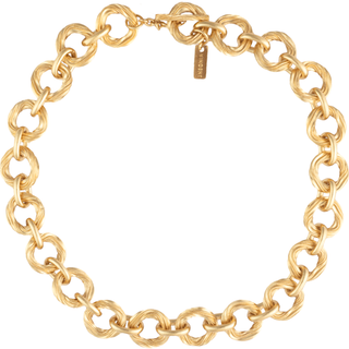 Saga of Clotho Halskæde, Gold Plated, 45 cm