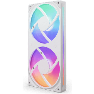 NZXT F240 RGB CORE UNIBODY - 240mm - Kabinet køler - 240mm - Hvid - 30 dBA