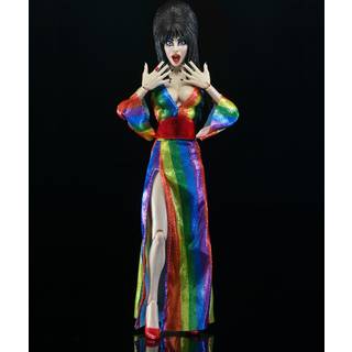 Elvira, Mistress of the Dark Clothed Action Figure Over the Rainbow Elvira 20 cm