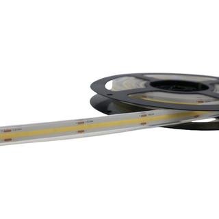 Vandtæt 7W/m COB strip - 5m, IP68, 480 LED pr. meter, 24V, COB LED - Kulør : Varm