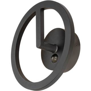 SLV - Q-Ring Væglampe w/Sensor 3000K IP54 Black