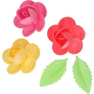 Blomster og Blade Vaffelpapir – Sæt/15stk, FunCakes
