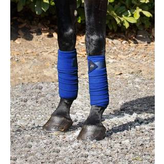 Premier Equine Polo Fleece bandager - Blå