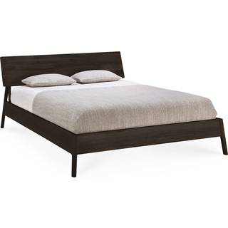 Ethnicraft - Air Bed - Varnished Oak - Brown - Mattress 180X200 - Without Slats - Senge - Alain Van Havre - Træ farvet