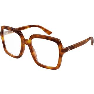 Gucci Kvinde GG1318O 002 Optiske stel Acetat Havana Firkantet
