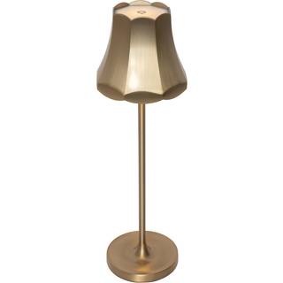 Retro bordlampe guld genopladelig IP44 - Granny