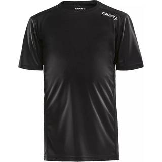 Craft 1907363 rush ss tee jr Børn / Sports T-shirt / T-shirt BLACK 158/164
