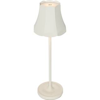 Retro bordlampe genopladelig IP44 Off-white - Granny