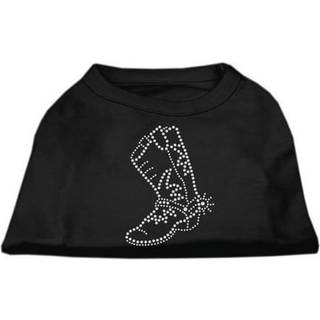 Rhinestone Boot Shirts Black XL