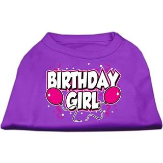 Födelsedagsflicka skärmtryck skjortor lila xxxl