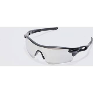 Mens Silver Man Active Rubberised Mirrored Sunglasses