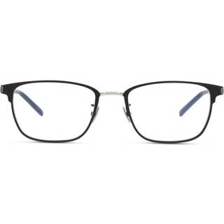 SAINT LAURENT Mand SL 585 002 Optiske stel Metal Sort Transparent Firkantet Antiblænding