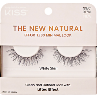 KISS The New Natural Effortless Minimal Look Falske øjenvipper White Shirt 2 stk. - 2 stk.