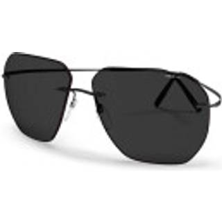 Silhouette Felis Rimless 8743/75 Polarized 9040 60 Solbriller Mænd Black - Pure Black - 60mm