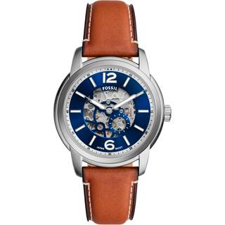 Fossil ME3263 Heritage Automatic Tan Leather Strap Watch - W10365