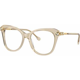 Swarovski SK2012 3003 51 Briller Kvinder Brun - Transparent Beige Brown With Gems - 51mm