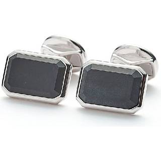 Alexander Lynggaard CPH Hope Rectangle manchetknapper i sølv med onyx