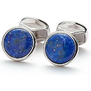 Alexander Lynggaard CPH Hope Round manchetknapper i sølv med lapis