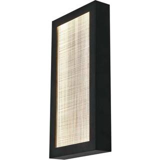 20W udendørs væglampe IP65 sort 3000K 200x50x400mm - Kulør : Varm