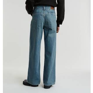 Skater High Loose Jeans - Medium blue - Women