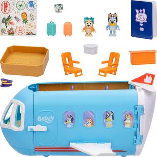 Bluey 3-i-1 flyvemaskine med 2 figurer og tilbehør