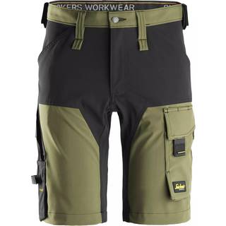 Snickers shorts 6173 Khaki grøn/sort        str: 52 61733104052