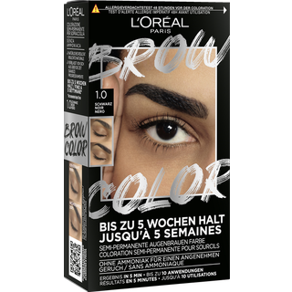 L’Oréal Paris Brow Color semi-permanent øjenbrynsfarve 1.0 sort