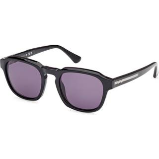 Web Mand WE0370 05A Solbriller Acetat Sort Røg Rund Normal