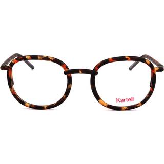 Kartell KL021V 02 49 Briller Mænd Tortoiseshell - Brown Orange Tortoise - 49mm