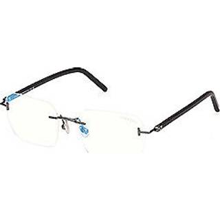 Tom Ford FT5934-B Blue-Light Block 012 54 Briller Mænd - Shiny Dark Ruthenium Silver - 54mm