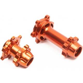 Losi - LOS362003 - Aluminum Hub Set, Machined, Orange: Promoto-MX