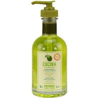 Frugt og lidenskab [Cucina] Lime Zest & Cypress Hand Soap (6,76 fl oz) - Luksus duftende k?kken flydende h?nd s?be vegansk naturlig fugtgivende h