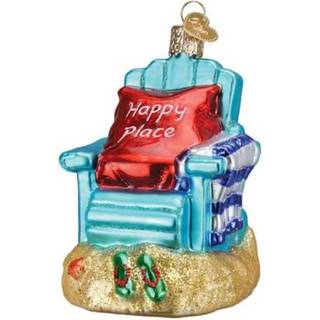 Old World Christmas Happy Place Glass Blæst ornament til juletræ