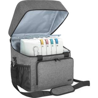Luxja Serger -sag til de fleste standardoverlock -maskiner serger taske med tilbeh?r opbevaringslommer (patenteret design) gr?