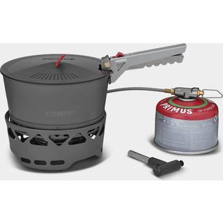 Gasblus Primus PrimeTech Stove Set, 2000 W, med piezo-tænder + 2 gryder (2 x 1.3 liter) + 1 låg med dørslag + gribetang + opbevaringspose, + Summer Gas (230 gram)