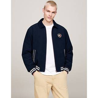 Crest Cord Letterman Jakke, Dark Night Navy, L