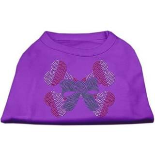 Candy Cane Crossbones Rhinestone Shirt Purple M