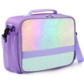 Cerbonny Kids frokostboks Crystal Purple Isoleret holdbar justerbar skulderrem holder mad varm ideal til skole og rejser
