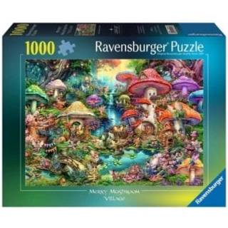 Ravensburger Glædelig Svampeby Puslespil (1000 brikker)