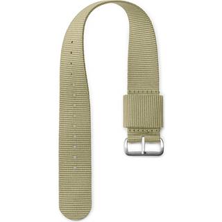 22 mm Lysegrøn Nylonrem Med Sølvfarvet Spænde