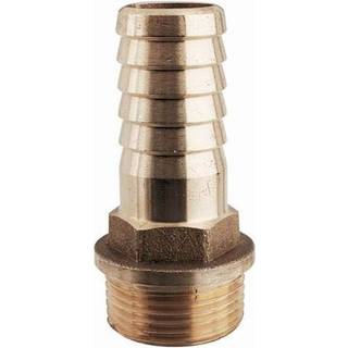 Slangnippel Maestrini Male Hose Tail "Roma" Heavy Type, messing, 3/4" G (BSP) (udvendig) til 19 mm (3/4") slange